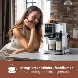 Proficook PC-ES-KA 1266 silber mit Milchaufschäumer