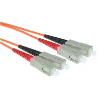 Act RL3000 InfiniBand/Glasfaserkabel 0.5 meter LSZH Multimode 62.5/125 OM1 fiber patch cable duplex with SC connectors (0.50 m), Netzwerkkabel