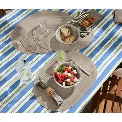 Tchibo - 4 abwischbare Platzsets - beige