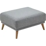 Atlantic Home Collection Hocker Elvis 86 x 43 cm Grau/Schwarz/Weiß
