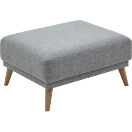 Atlantic Home Collection Hocker Elvis 86 x 43 cm Grau/Schwarz/Weiß