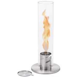 Tischfeuer SPIN Silber 120