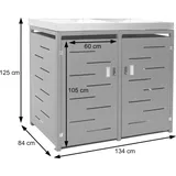 MCW, Gartenhaus + Gartenschrank, H40-2