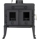 Kaminofen Globe-fire Acturus II raumluftunabhängig Guss schwarz 7kW