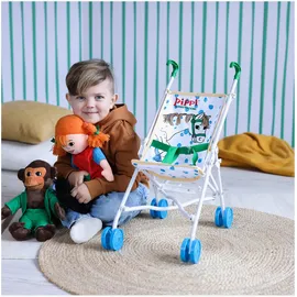 Pippi Langstrumpf Puppenwagen Mädchen Bunt