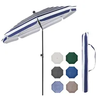 Sekey Sonnenschirm Balkon 200cm mit Schutzhülle Sonnenschirm Strand für