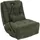 Mendler Relaxsessel HWC-P92 Chenille 82 x 96 x 0 cm Grün drehbar mit Liegeposition