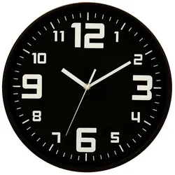 Atmosphera Uhr Schwarz Farbe Ø30Cm.