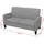vidaXL 2-Sitzersofa 135 x 65 x76 cm Hellgrau