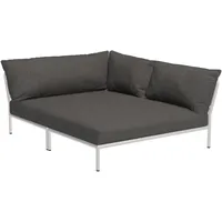 Houe LEVEL 2 Lounge Cozy Ecke Aluminium pflegeleicht weiß