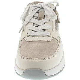 Gabor Damen Sneaker Frauen Halbschuhe,Wechselfußbett,Sportschuhe,Freizeitschuhe,Turnschuhe,Laufschuhe,oasi/Ivory Kombi,39 EU / 6 UK