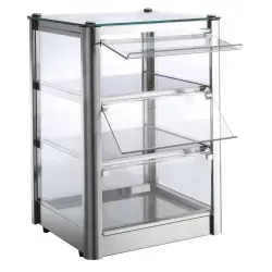Neumärker Backwaren Vitrine Cube Neutral 05-10318NE , 3 Böden