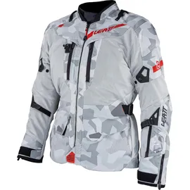 Leatt Adv Flowtour 7.5 Textiljacke Grau/Hellgrau/Schwarz/Rot 3XL