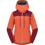 Norröna trollveggen Gore-Tex Pro Light Jacke W Damen Wanderjacke (Orange XS Größe) Wanderbekleidung