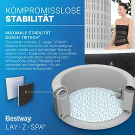 BESTWAY Lay-Z-Spa Miami AirJet 180 x 66 cm Schwarz