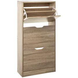5 FIVE Schuhregal 60 x 118 x 24 cm braun