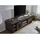 Massivmoebel24 RAILWAY TV-Lowboard 180x55x50 cm Grau Holz