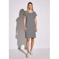 STREET ONE Jerseykleid Shirtkleid Gestreift Blau 44