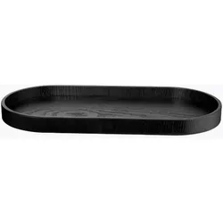 ASA Selection Wood Holztablett oval, schwarz