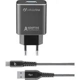 Cellular Line Cellularline Extreme Charger Kit 15W USB-C Samsung schwarz (TETRACHSMKIT15WTYC)