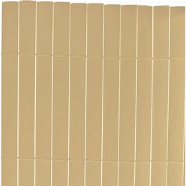 vidaXL Zaunpaneele 200 x 100 cm Gelb Kunststoff