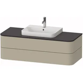 Duravit Waschtischunterschrank 2 Schubkästen 130 x 40,8 cm Grau