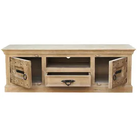 SIT Möbel Daipur Lowboard 150 x 50 cm Beige Massivholz
