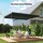Outsunny Ersatzdach für Pergola 2,5 x 2,55 m Grau