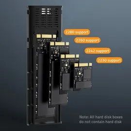 Qoltec NV2271 1 x M.2 SATA USB 10 Gbit/s