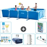 Rechteckiger Frame Pool - 450x220x84 Cm - 7-teilig  S136