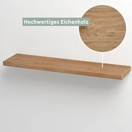 holz4home Wandregal 120 x 0 x 0 cm Natur