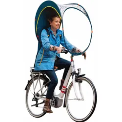 Der Fahrrad Regenschutz. der die regenbekleidung (regenponcho regencape) ersetzt BLAU|GELB|BLAU ADULTE