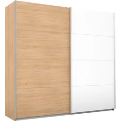 rauch Schwebetürenschrank »Quadra Kleiderschrank BESTSELLER Schrank Gaderobe«, mit Möglichkeit zur individuellen Frontgestaltung, leichtgängige Türen rauch struktureichefarben hell/weiß