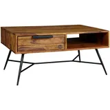 Wohnling Couchtisch WL5.583 Holz Sheesham 87 x 55 x 41 cm