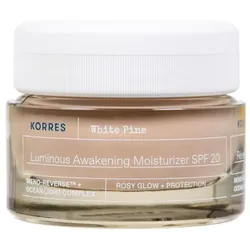 KORRES WHITE PINE Belebende Feuchtigkeitscreme für strahlende Haut SPF20 Anti-Aging-Gesichtspflege 40 ml Damen 