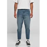 URBAN CLASSICS Cropped Tapered Jeans Blau 38
