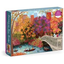abrams and chronicle books iwuk Joy Laforme Autumn on Bow Bridge 1000 Piece Puzzle