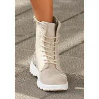 LASCANA Stiefelette Damen beige Gr.36