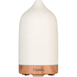 AROMA DIFFUSER Keramik weiß/Holz 1 St
