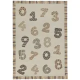 Natur Pur Natur Kids - Kinderteppich mit Zahlendesign 140 x 200 cm