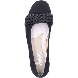 Rieker Damen Ballerinas L9358-00 schwarz Gr. 36
