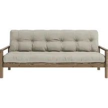 Karup DESIGN Schlafsofa "KNOB", mit Futonmatratze verschiedene Farben, FSC-zertifiziert, Kiefer braun