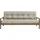 Karup DESIGN Schlafsofa "KNOB", mit Futonmatratze verschiedene Farben, FSC-zertifiziert, Kiefer braun