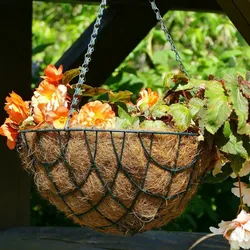 BURI Pflanzeinlage für Pflanzkörbe und Blumenampeln 40cm Kokos-Einleger Kokosfaser 40