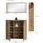 Möbel Boss STATION Garderobenset 157x192x37 cm braun
