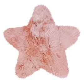 Heitmann-Felle Spielteppich Stern Fellteppich Ø 86 cm Rosa