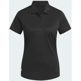 adidas Solid Performance Short Sleeve Poloshirt Black M