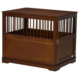PawHut Hundekäfig Braun 80,5 x 59,5 x 67,5 cm