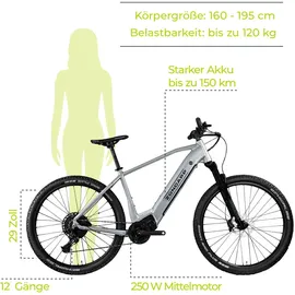 Zündapp HX522 2023 29 Zoll RH 46 cm silber