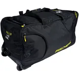 Eishockeytasche mit Rollen Fischer  DeLuxe Black/Yellow Senior - Schwarz